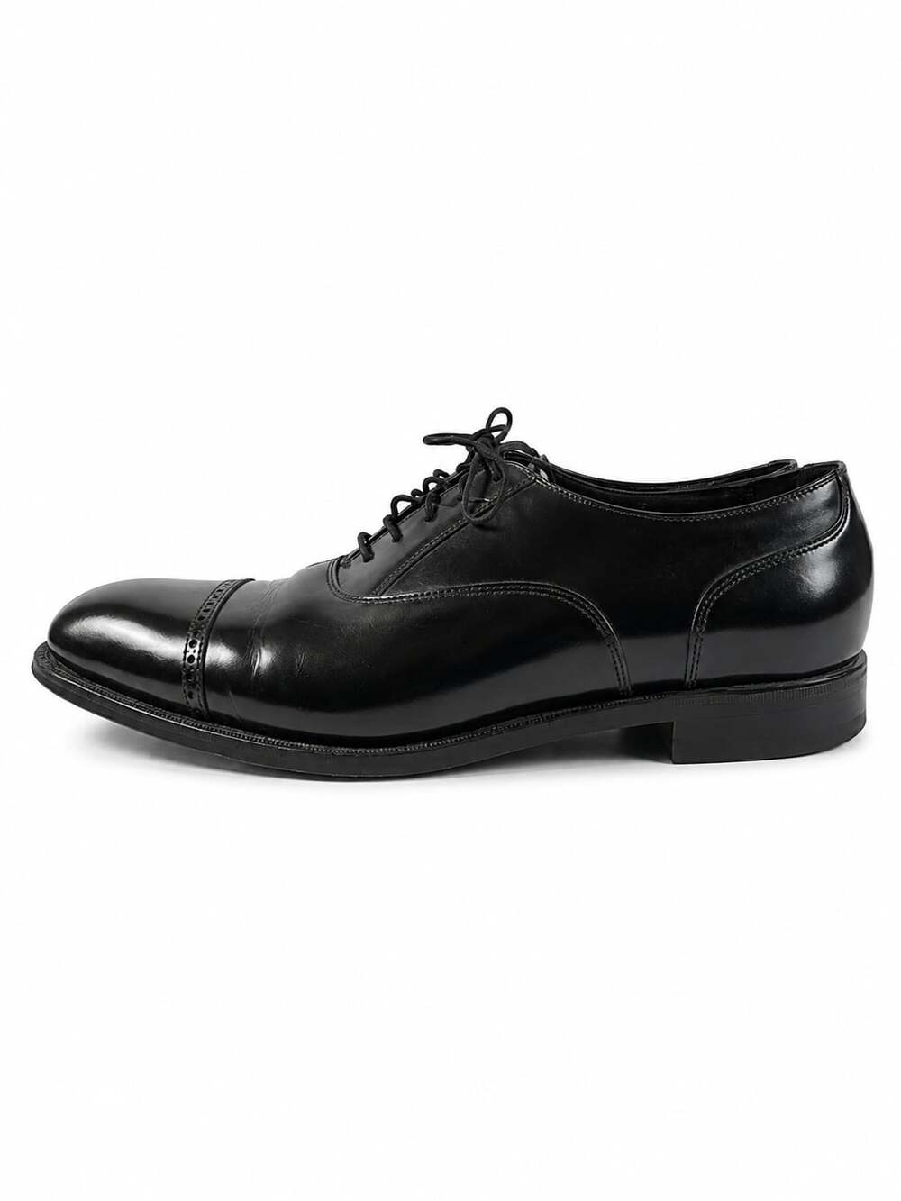 Florsheim Lexington Perfed Tip Cap Toe Oxford Dress Shoes in Black Size 11.5